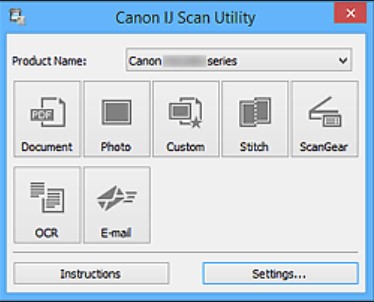canon scanner application